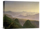 "Morning in the Mountains" Canvas Giclee by Caspar David Friedrich, 16"x13"