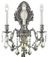 9603 Monarch Collection Wall Sconce, Golden Teak, Royal Cut
