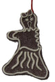 Sweet Memories Sugared Angry Gingerbread Girl Cookie Bite Christmas Ornament