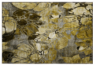 Premium Machine Washable Mayfield AMF558 Brown 1'8" x 2'6" Rug