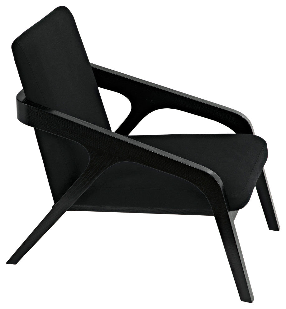 Lamar Chair, Charcoal Black