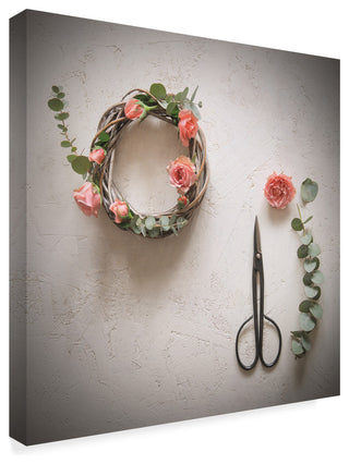 "The Round of Roses" by Christine Sainte-Laudy, Canvas Art