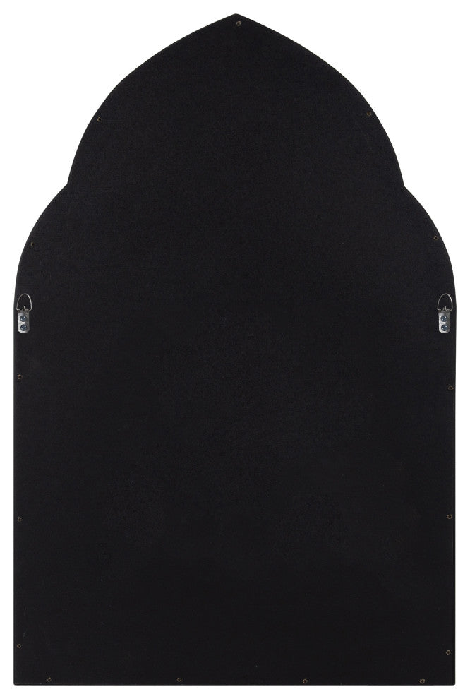 Eileen Framed Arch Mirror, Black 20x30