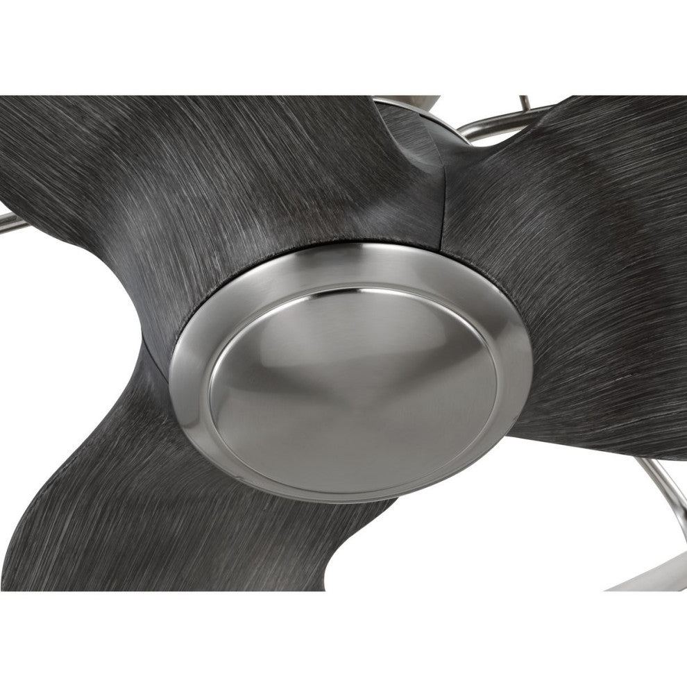 Bastrop 26" Three-Blade Brushed Nickel Ceiling Fan With Remote Control