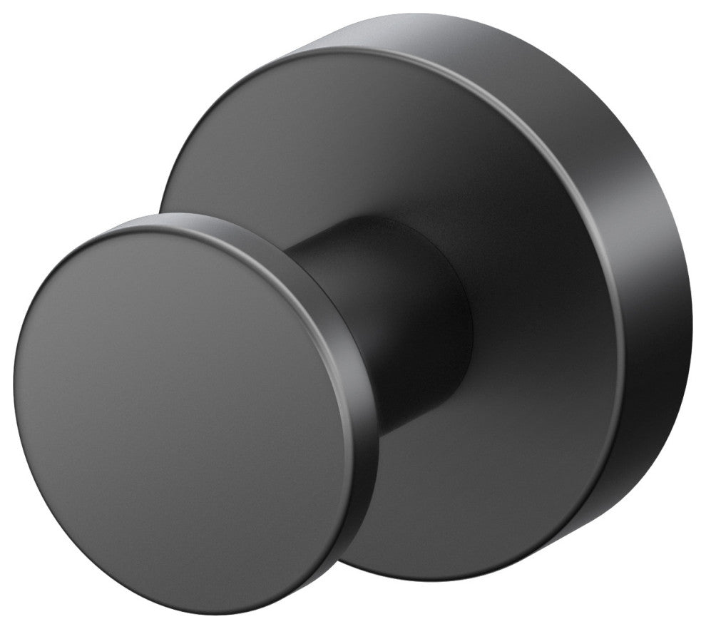 Glam Robe Hook, Matte Black, Single