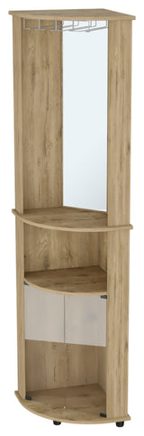 Corner Bar Cabinet Rialto, Living Room, Macadamia