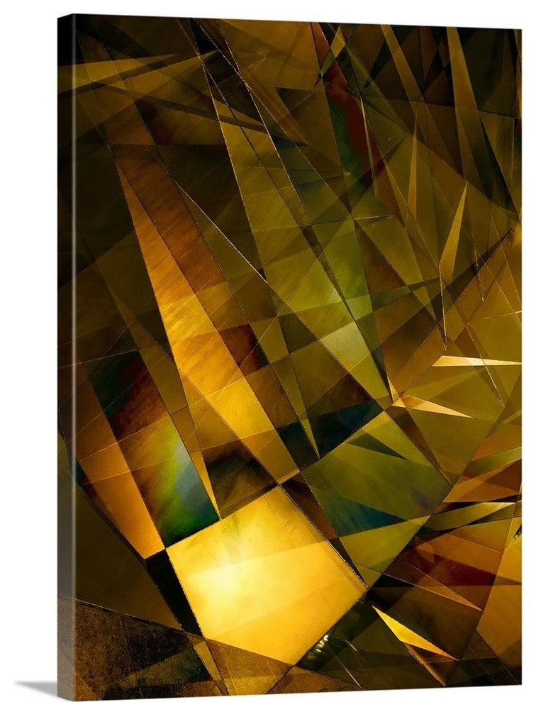 "Amber Fire" Wrapped Canvas Art Print, 18"x24"x1.5"