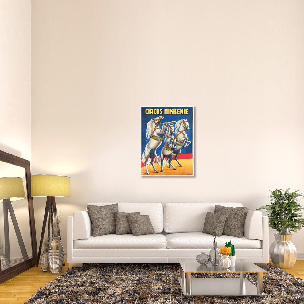 "Circus Mikkenie" Stretched Canvas Giclee by Hollywood Photo Archive, 30x40"