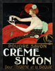 "Creme Simon, ca. 1925" Framed Canvas Giclee by Vila, 26"x34"