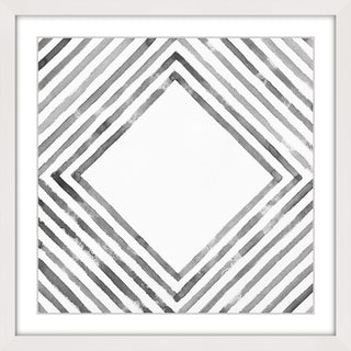 "Square in Depth" Framed Art Print