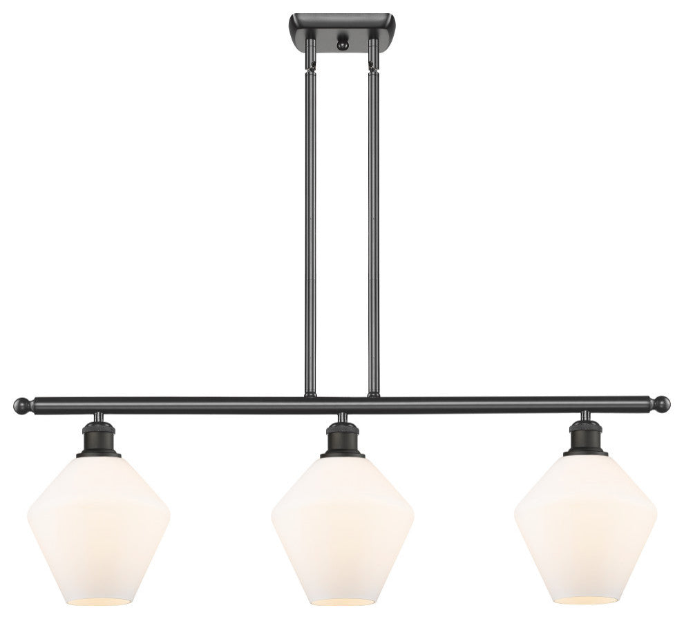 Innovations Cindyrella LED Island Light 516-3I-OB-G651-8-LED, Oil Rubbed Bronze