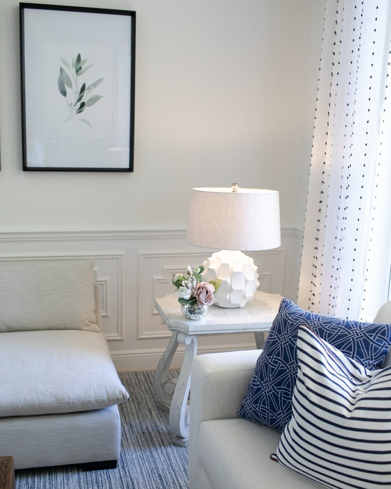 Sage Herb Watercolor Print Green White Wall Art Framed Farmhouse, 3-Piece Set