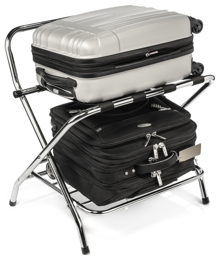 2-Shelf High Back Luggage Rack