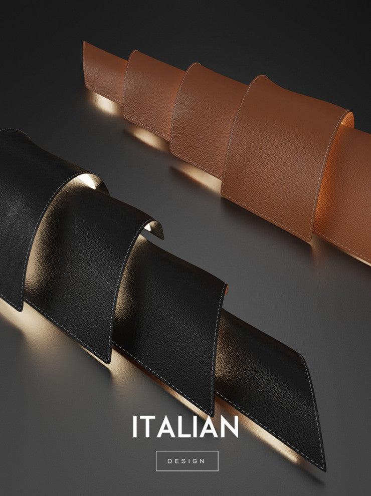 Creative Wall Lamp in Italian Style for Living Room, Bedroom, Brown