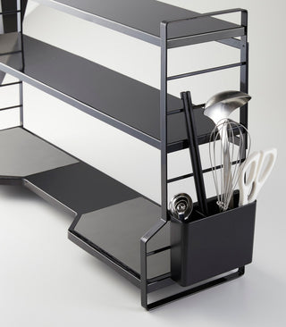 Tower Countertop 3-Shelf Rack, Black