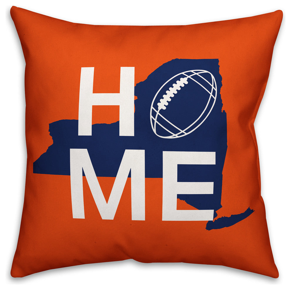 Syracuse Home Football Outdoor Throw Pillow