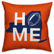 Syracuse Home Football Outdoor Throw Pillow