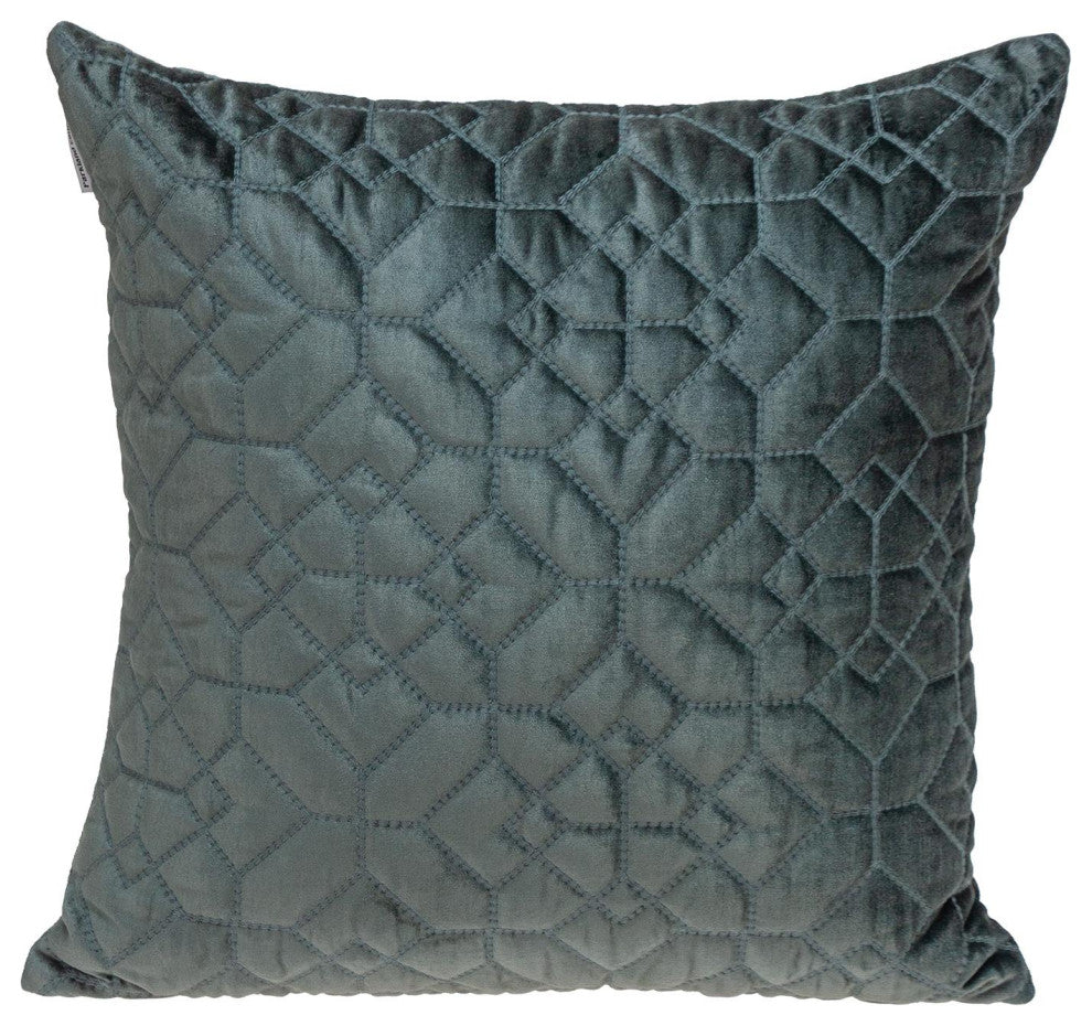 Parkland Collection Sora Gray/Charcoal Throw Pillow, Square