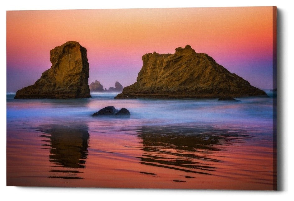 Epic Graffiti "Oregon's New Day" by Darren White, Giclee Canvas Art, 26"x40"