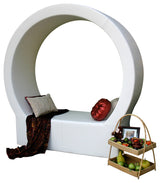 Pod Circular Lounger, Chill White