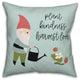 Plant Kindness Harvest Love Gnome 3 20x20 Spun Poly Pillow