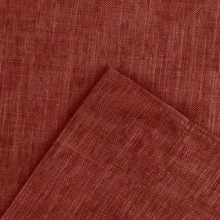 Lisa Solid 58" x 15" Lined Scallop Valance, Red