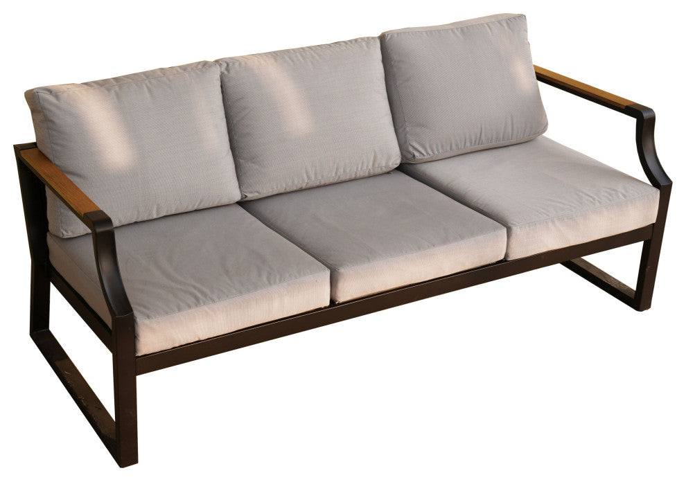 Trouvaille Outdoor 3-seater Chair Lounge Sofa with Cushion