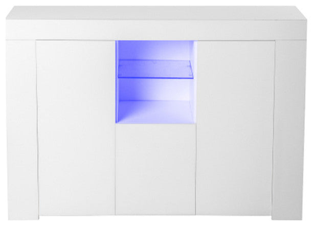 White sideboard TV storage table modern kitchen cabinet
