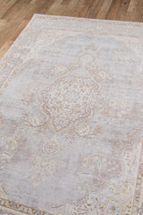 Isabella ISA-1 Machine Made Area Rug, Gray, 7'10"x10'6"