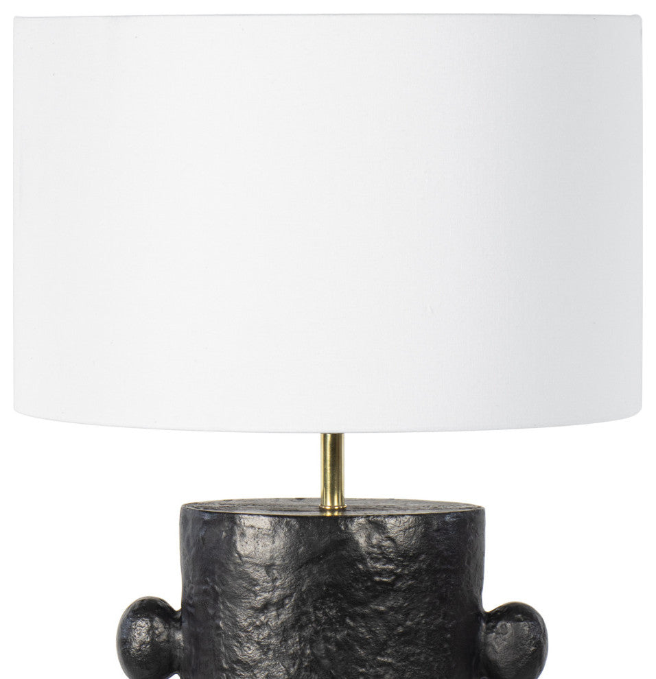 Maya Metal Table Lamp, Black