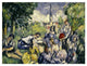 "Lunch on the Grass" Digital Paper Print by Paul Cezanne, 32"x24"