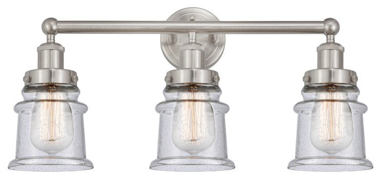 Innovations 616-3W-SN-G184S 3 Light Bath Vanity Light, Brushed Satin Nickel