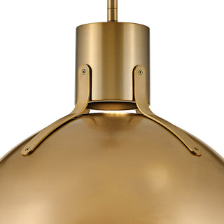 Argo Medium Pendant in Heritage Brass
