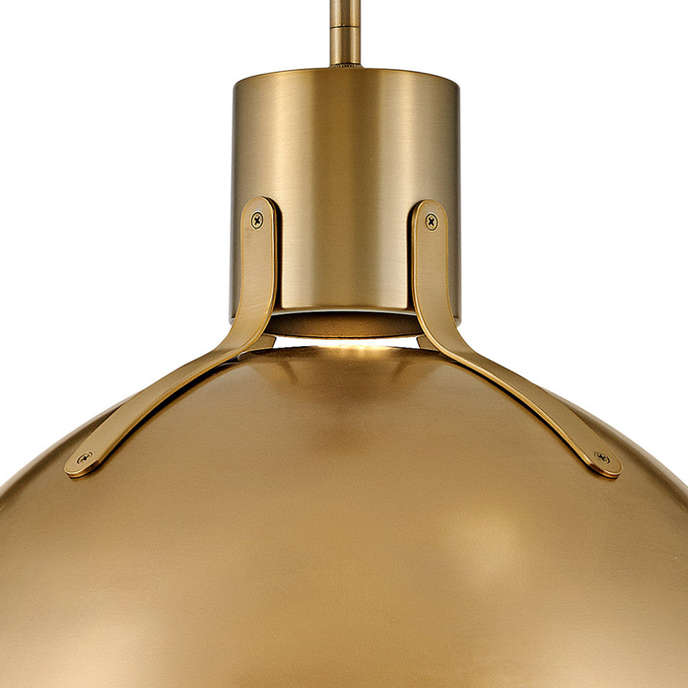 Argo Medium Pendant in Heritage Brass