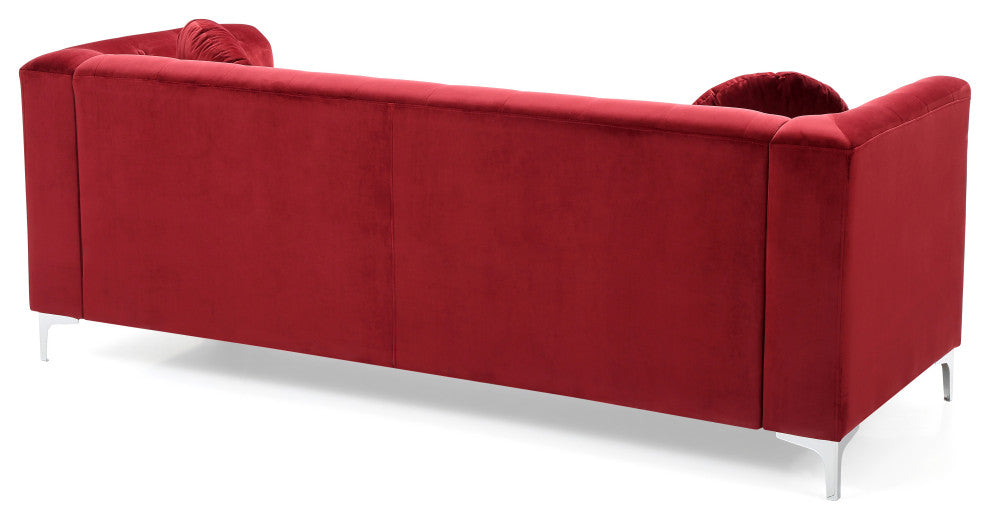 Pompano Sofa, Burgundy