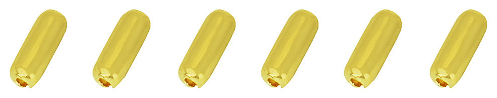 Aspen Creative 21316-16 Beaded Chain Connectors Plated in Polished Brass, 6 Pack