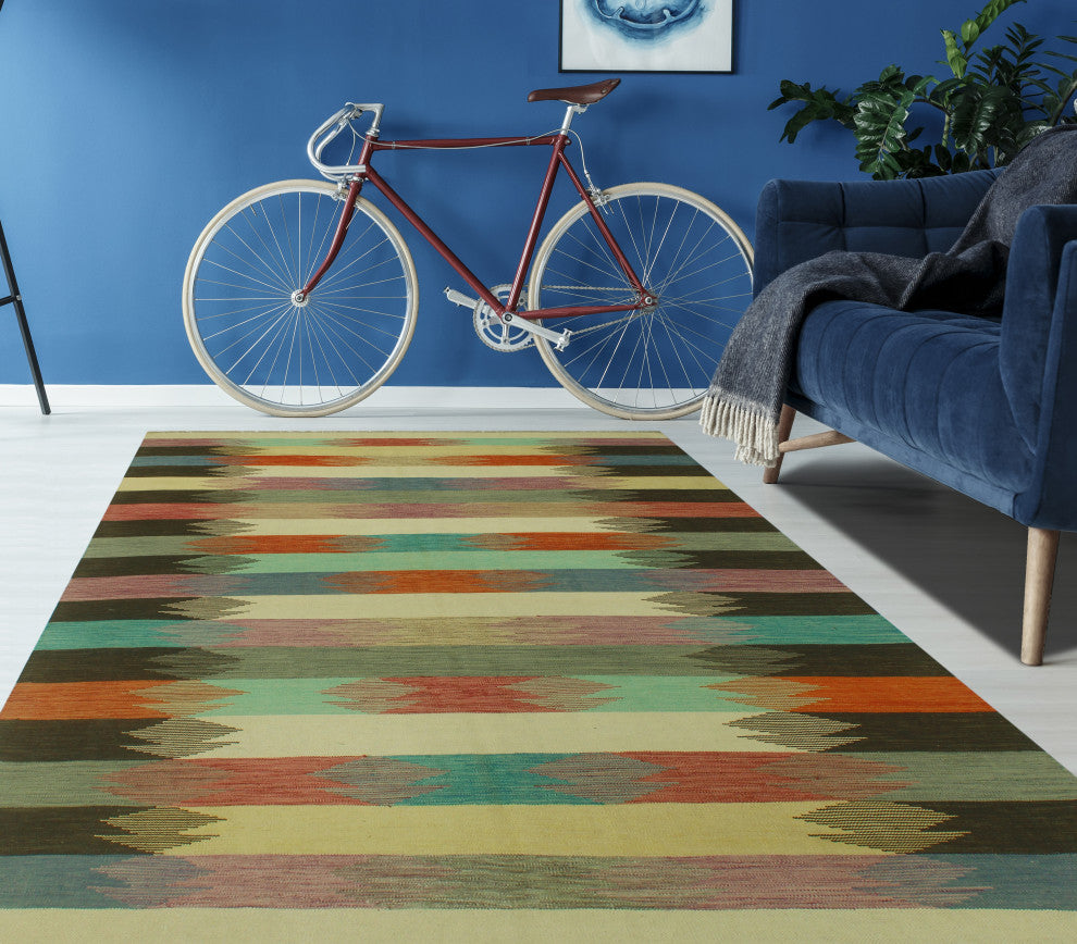 Winchester Kilim Ackerley Brown Rug