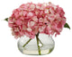 Blooming Hydrangea With Vase, Pink