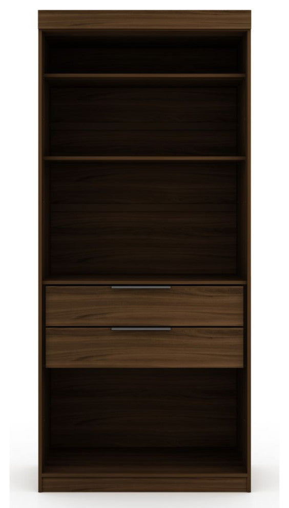 Mulberry Open 1 Sectional Closet, Brown