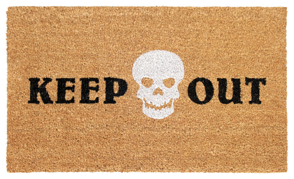 RugSmith Multi Machine Tufted Keep Out Doormat, 18" x 30"