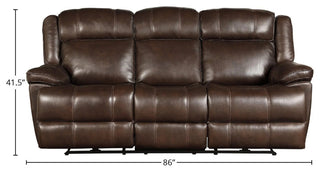 Parker Living Eclipse Power Sofa, Florence Brown
