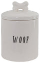 "Woof" Jar With Bone Handle on Lid
