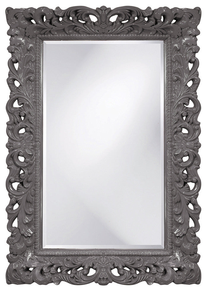 Barcelona Mirror, Charcoal Gray