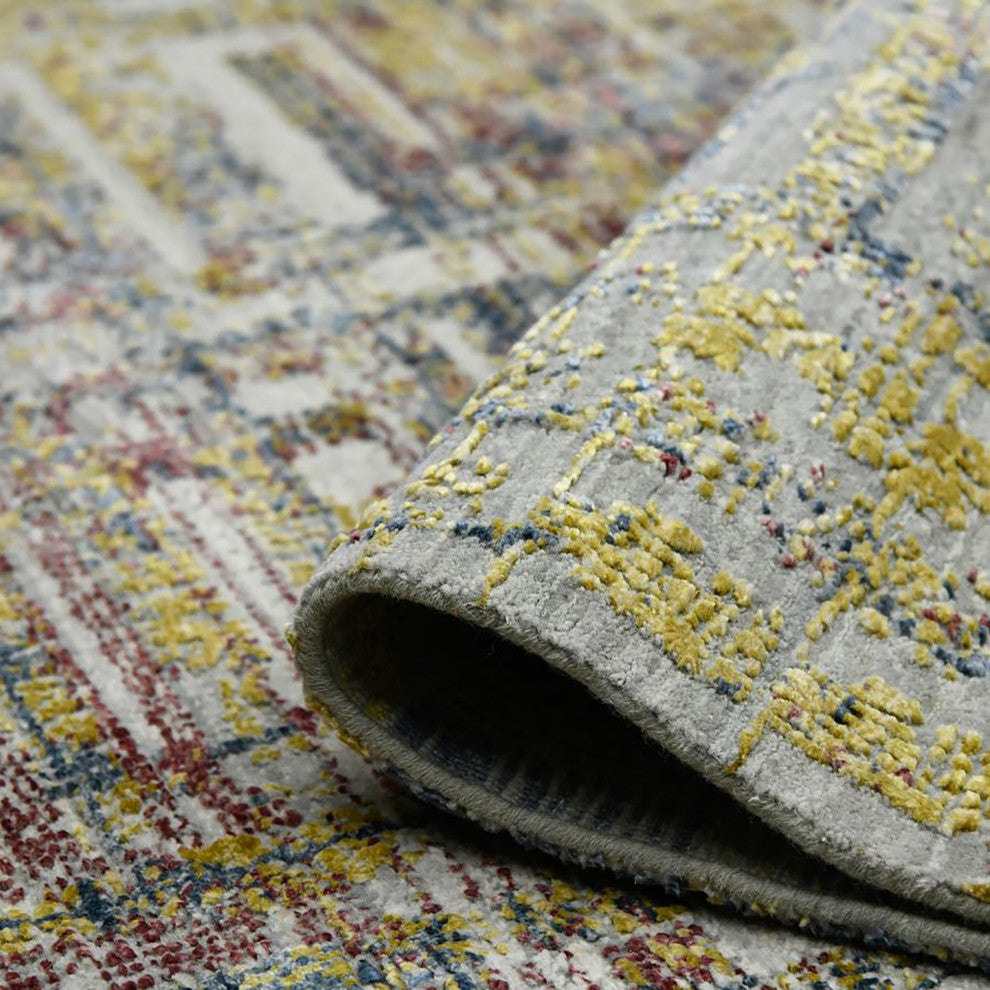 Dazzle Rayne Area Rug, Yellow, 2'x3', Geometric