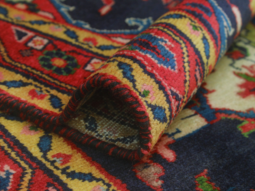 Semi-Antique Ayden Navy Runner
