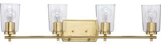 Adley Collection 4-Light Bath and Vanity, Satin Brass