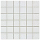 12"x12" Thassos White Greek Marble Polished Mosaic Tile
