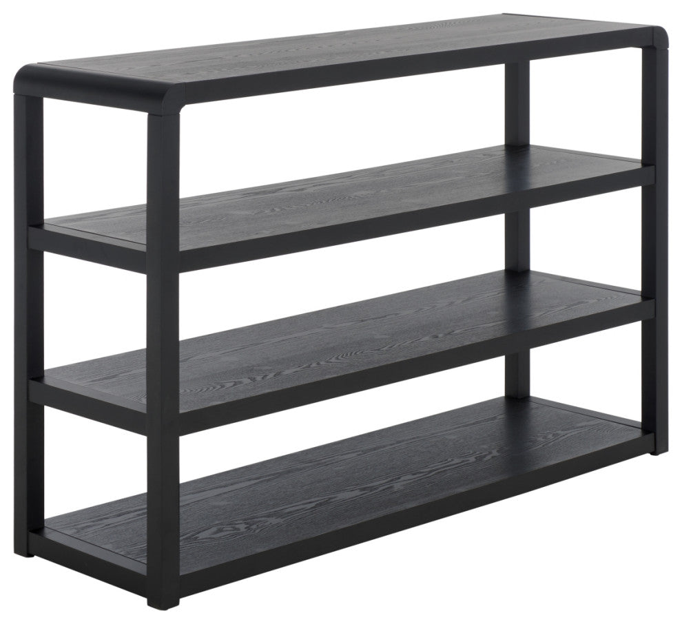 Safavieh Omara 4 Tier Console Table, Black