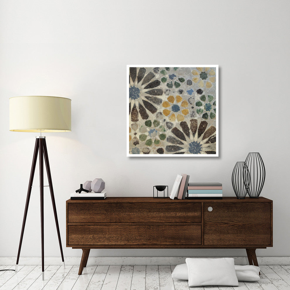 "Alhambra Tile II" Digital Paper Print by Sue Schlabach, 38"x38"
