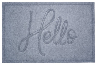 Poly Canty Hello Indoor/Outdoor Mat, 24"x36"